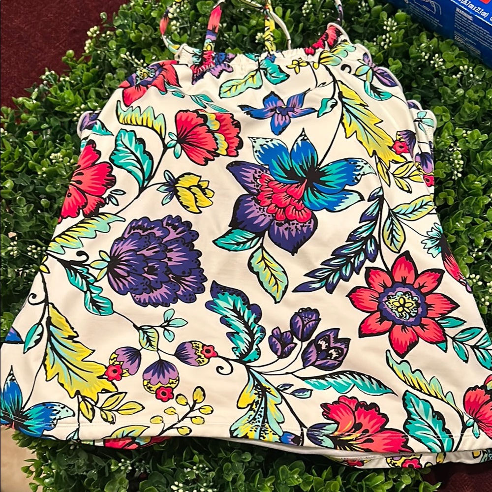 24th & Ocean Colorful Floral One Piece
